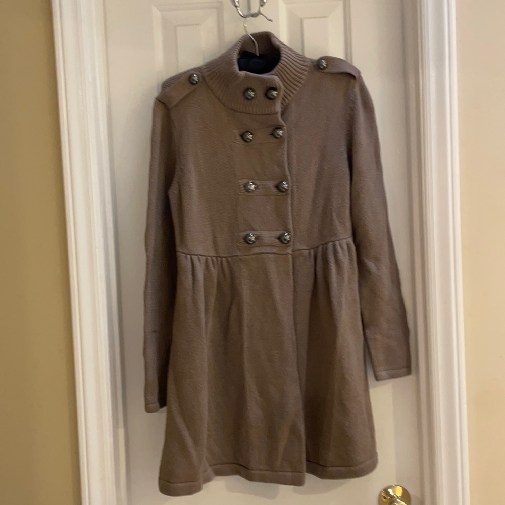 Style & Co military style sweater tunic